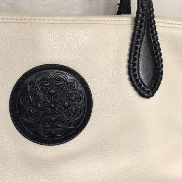 Brighton Ferrara black and white leather tote - Picture 2 of 15